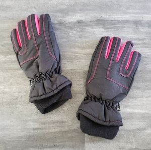 Black Pink Thinsulate Snowboard Glove